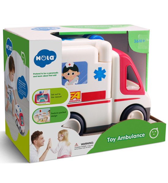 Juego de Ambulancia, con Música y Luces, Unidad